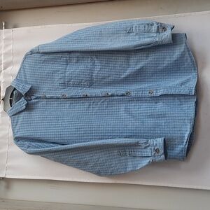 U.S.Expedition U.S.E. men’s shirt long sleeve size L 100% cotton